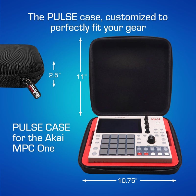 ANALOG CASES Akai MPC One/MPC One+ Case - Custom-Fitted Compact PULSE Hard Case for Travel - Image 5